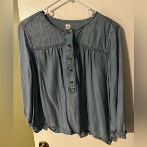 Soft Gap jean shirt tunic size L